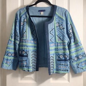 Simply Styled by Sears Dead Stock embroidered jacket.
